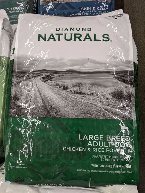 Dog Food: Diamond Naturals Large Breed Adult Dog Chicken & Rice