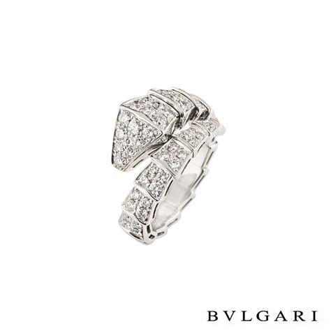 Bvlgari Serpenti Diamond Ring | Rich Diamonds