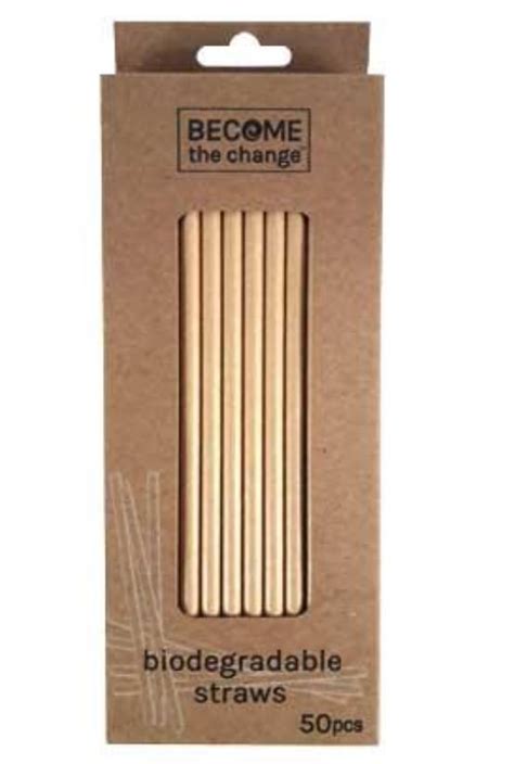 Biodegradable Straws 50 pieces - The Make Company