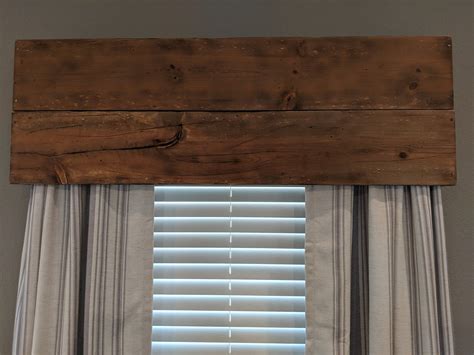 Cornice Board Valance Rustic Cornice Board Wooden Valance | Etsy | Wooden valance, Wooden window ...