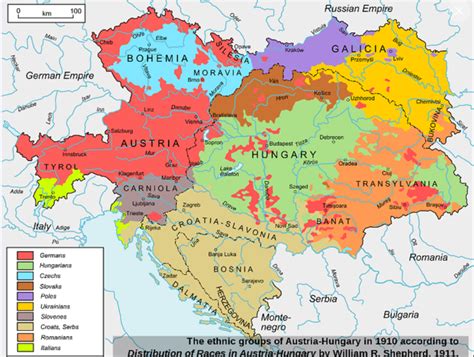 Map Of The Location And Language Area's Of The Habsburg Empire - AUSTRIA - World Militaria Forum