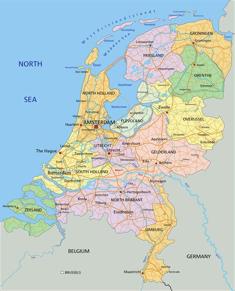 Map Netherlands