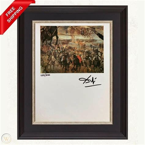 Salvador Dali - The Battle of Tetuan, 1962 - Original Hand Signed Print ...