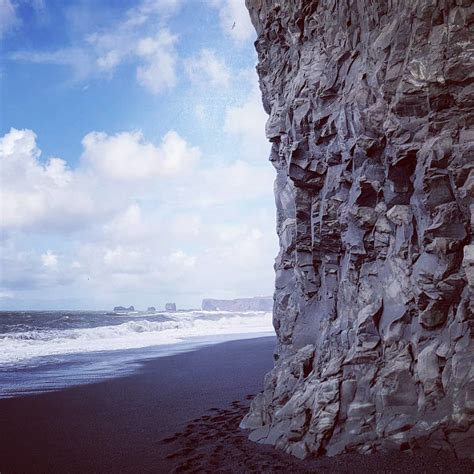 Black Sand Beach | Mesmerising rock formations, hidden caves… | Flickr