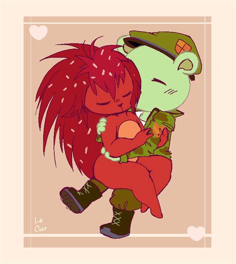 HTF Fanart | Flippy x Flaky by La-Cocotua on DeviantArt