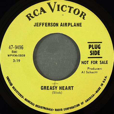 Jefferson Airplane – Greasy Heart / Share A Little Joke (With The World) (1968, Indy, Vinyl ...