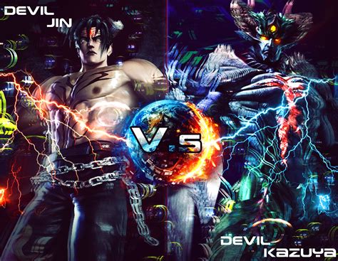 Devil Jin vs Kazuya Mishima by Elpida-Wood on DeviantArt