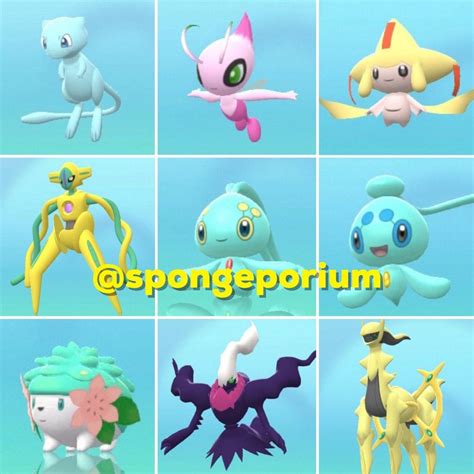 Shiny Mythical Pokemon (Brilliant Diamond & Shining Pearl), Video Gaming, Gaming Accessories, In ...