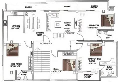 Interior AutoCAD 2D Floor Designing Services at Rs 130/sq ft in Guwahati