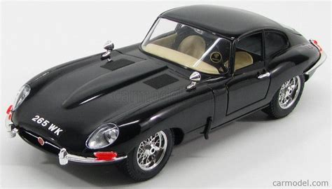 BURAGO 3018 Scale 1/18 | JAGUAR E-TYPE COUPE 1961 BLACK