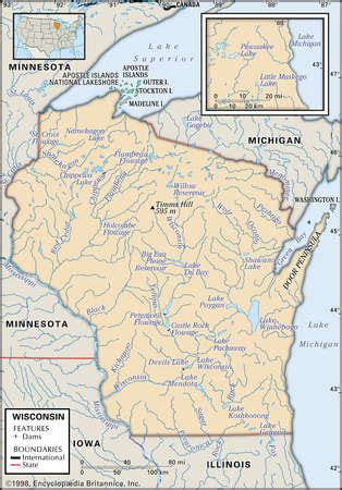 Wisconsin River Map