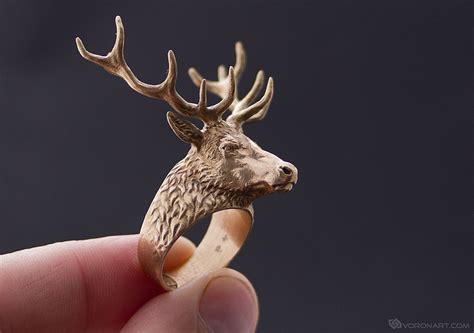 Deer Head Ring. Jewelry :: Behance