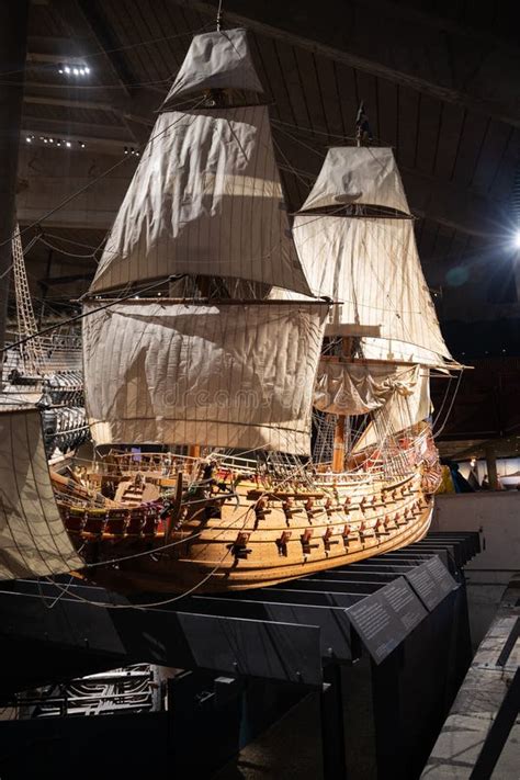 Model of Vasa Ship Interior, Scheme of Decks Editorial Stock Photo - Image of scandinavian ...