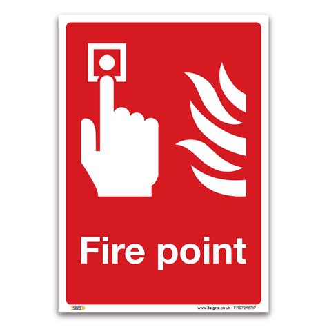 Fire point sign