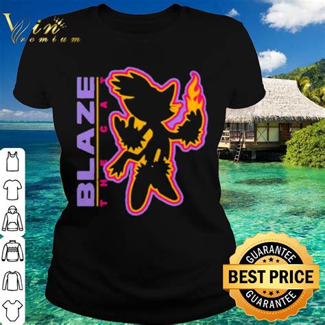 Cool Sega Shop Blaze Merch Blaze The Cat Charcoal shirt, hoodie ...