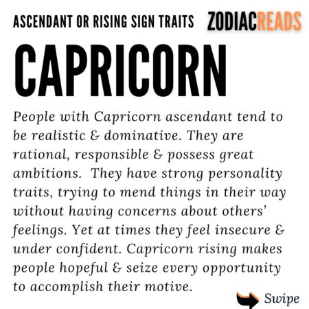 ASCENDANT OR RISING SIGN TRAITS - ZodiacReads