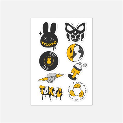 Sicko Sticker sheet - Toxic NYC