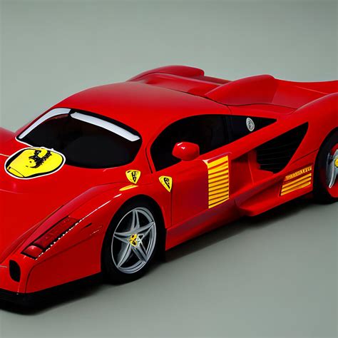 Red Ferrari Enzo by TamTheLucario448 on DeviantArt