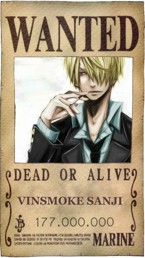 Sanji wanted one piece