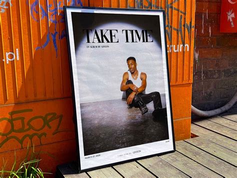 Giveon take Time Album Cover Poster - Etsy