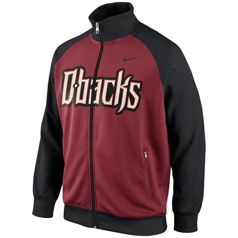 Nike Men'S Arizona Diamondbacks Track Jacket in Red for Men (Crimson) | Lyst