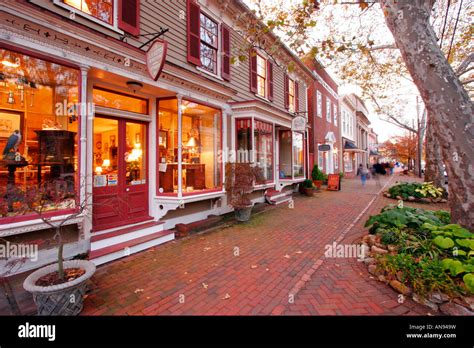 Evening Comes to Downtown, Chestertown, Maryland, USA Stock Photo ...