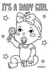 Cute Baby Girl Coloring Pages sketch template