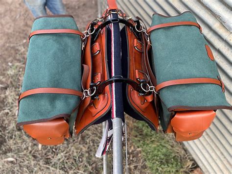 Australian Horse Pack saddle, complete with Canvas bags and pack harness | Ironbark Trading