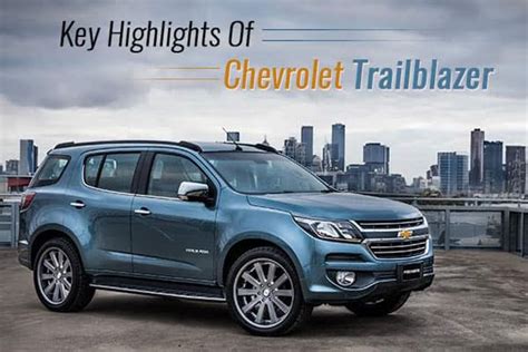 10 Best Features of the SUV - Chevrolet Trailblazer