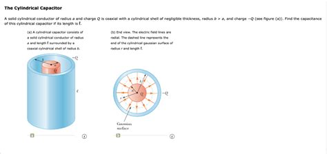 Solved The Cylindrical Capacitor A solid cylindrical | Chegg.com