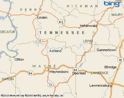 Where is Ashland, Tennessee? see area map & more