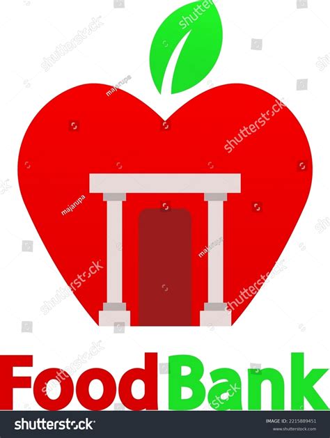 Food Bank Logo Design Concept Simple Stock Vector (Royalty Free ...