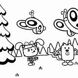 Wow Wubbzy Desenhos Colorir Coloriage Heureux Nickelodeon Jr Coloriez  sketch template