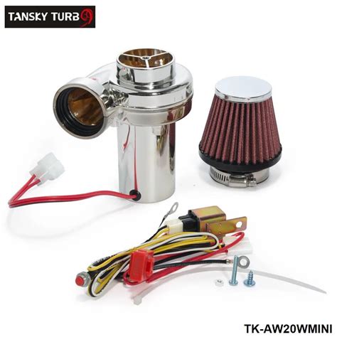 Tansky - Turbo Kits Mini Electric Turbo Supercharger Kit Air Filter Intake For All Car ...