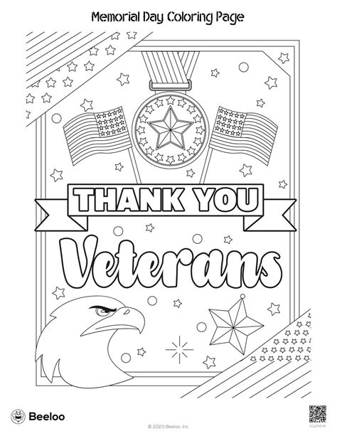 Memorial Day Coloring Page • Beeloo Printable Crafts for Kids (DJgZDkEAB)