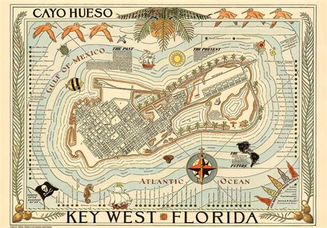 Pin by Rosalie Kenney-Poyntz on FLORIDA | Map of florida, Key west florida map, Pictorial maps