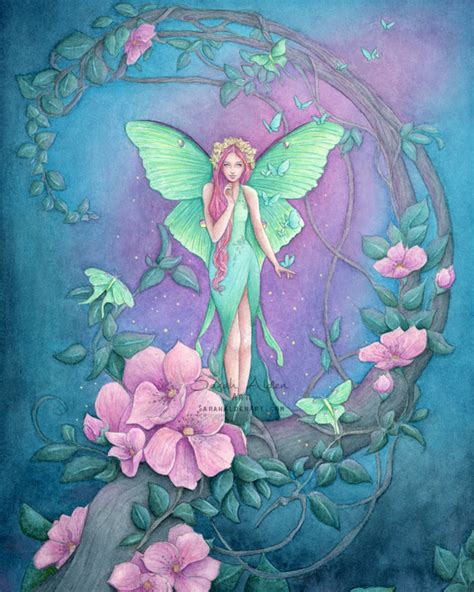 Midnight Garden Fairy | Sarah Alden Art