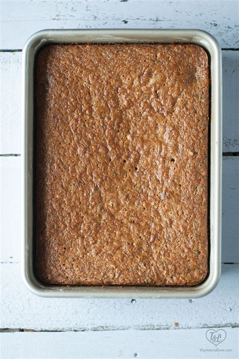 Zucchini Carrot Cake - Thyme & Love