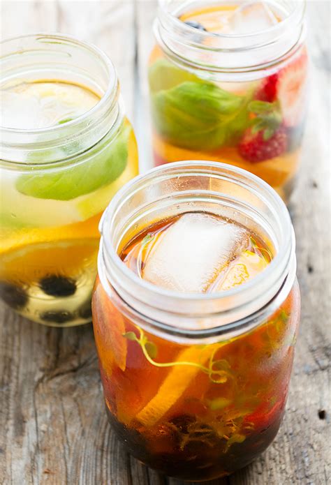 Cold Brewed Iced Tea with Fruit - Seasons and Suppers