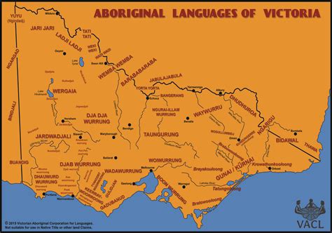 Map of the Aboriginal Languages of Victoria