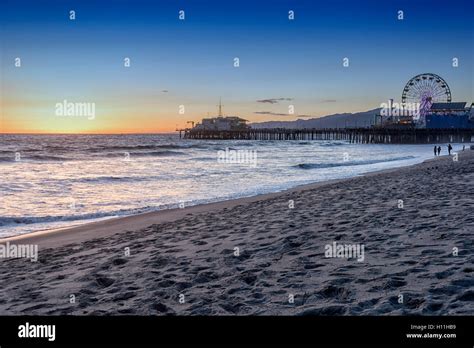 santa monica beach, Los Angeles, California Stock Photo - Alamy