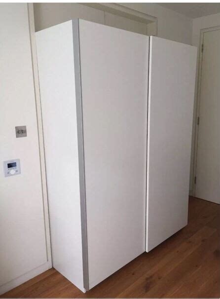 IKEA Pax Hasvik White Sliding Wardrobes Double Door Wardrobe | in Ipswich, Suffolk | Gumtree