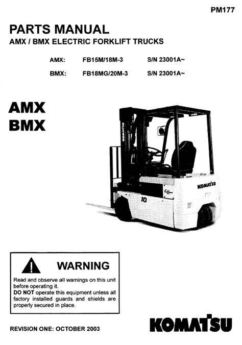 Komatsu Diesel Forklift Parts Manual - crimsonevery