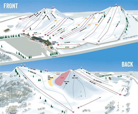 Mt. Brighton Trail map - Freeride