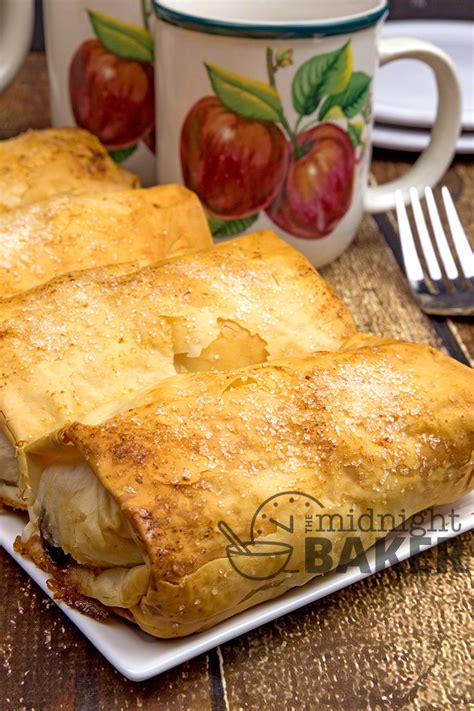 Easy Mini Apple Strudels - The Midnight Baker