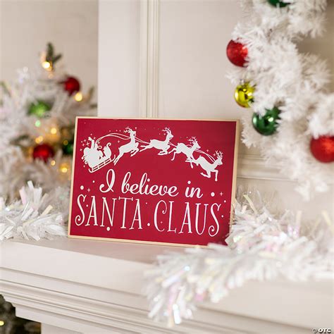 I Believe in Santa Claus Sign | Halloween Express