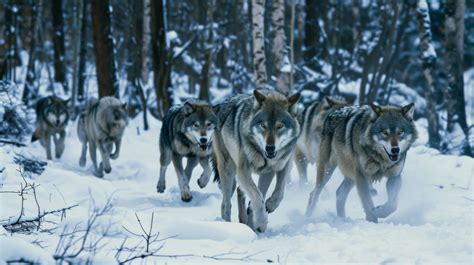 wolves in snow, wolf pack, gray wolves winter, wildlife photography ...