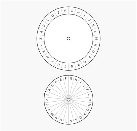 Caesar Cipher Wheel Template