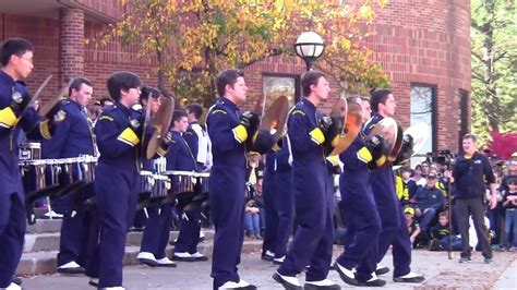 Michigan Marching Band - Drumline Performance 11-05-2016 - YouTube