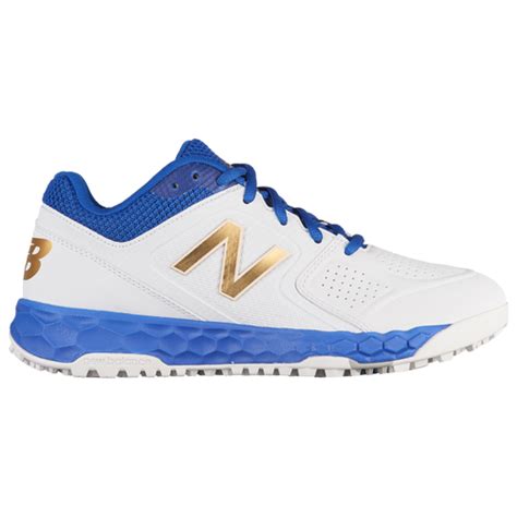 New Balance STVELOv1 W Turf - Women's - Softball - Shoes - Royal/White